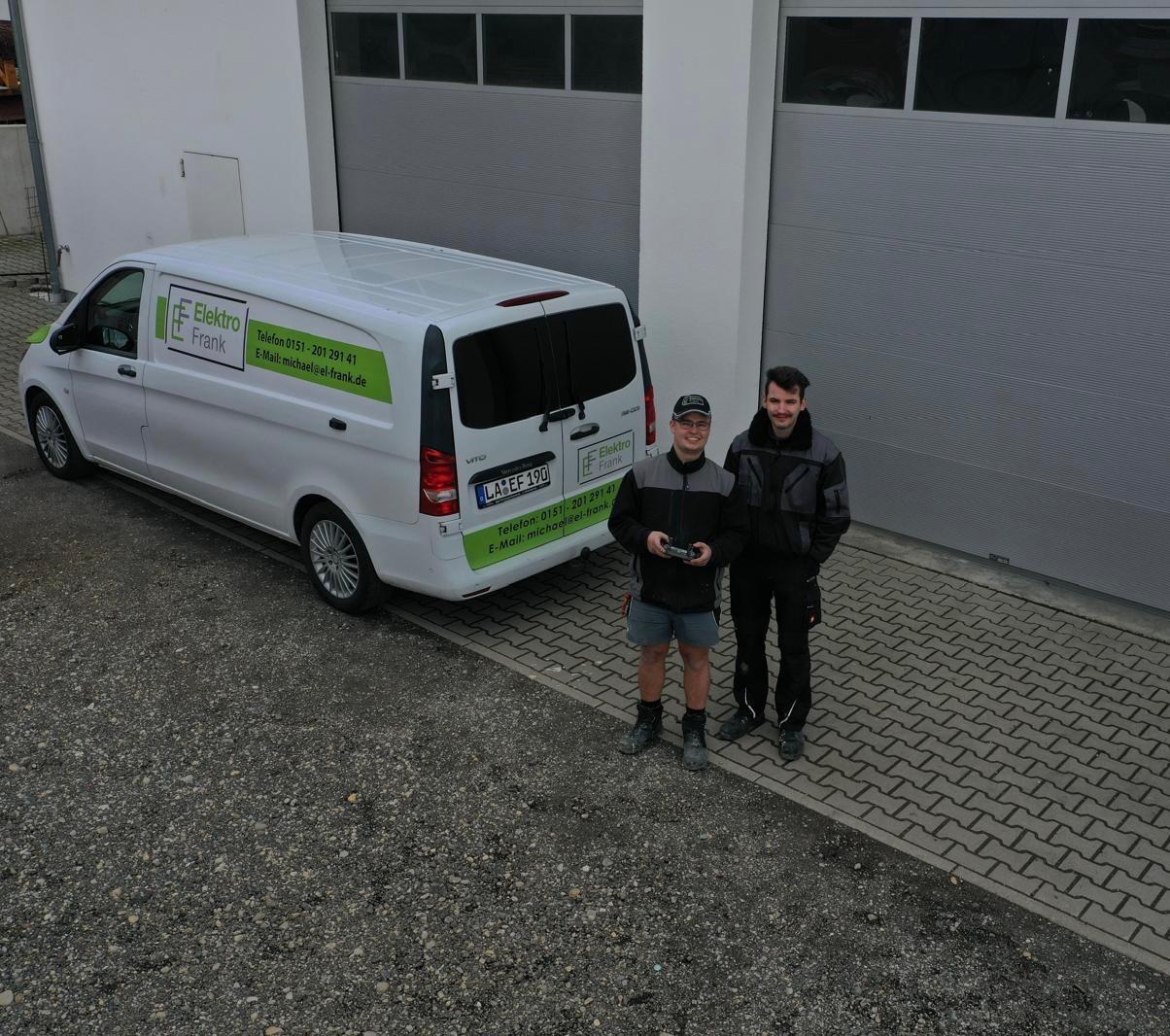 Mitarbeiter von Elektro Frank